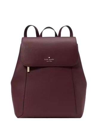 Kate spade maroon backpack sales