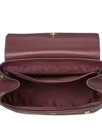 Kate Spade New York Lena Flap Backpack Cherrywood