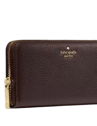 Kate Spade New York Lena Large Continental Wallet Hot Fudge