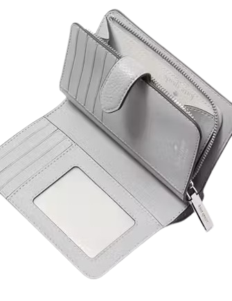 Kate Spade New York Lena Medium Bifold Wallet Mountain Grey