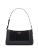 Kate Spade New York Lena Medium Suede Shoulder Bag Black