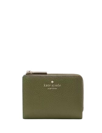 Kate Spade New York Lena Small L Zip Wallet Enchanted Green