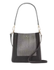 Kate Spade New York Lena Straw Bucket Bag Black