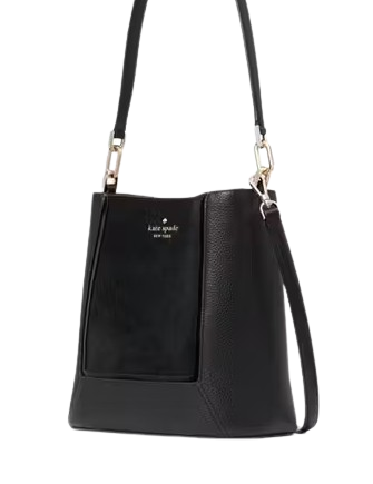 Kate Spade New York Lena Suede Bucket Bag Black