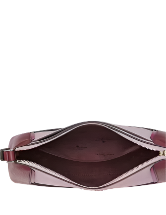 Kate Spade New York Lena Suede Colorblock Medium Shoulder Bag Blackberry Preserves