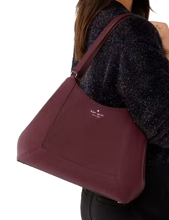 Kate Spade New York Lena Triple Compartment Shoulder Cherrywood