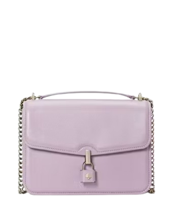 Kate Spade New York Locket Large Flap Shoulder Bag Violet Mist
