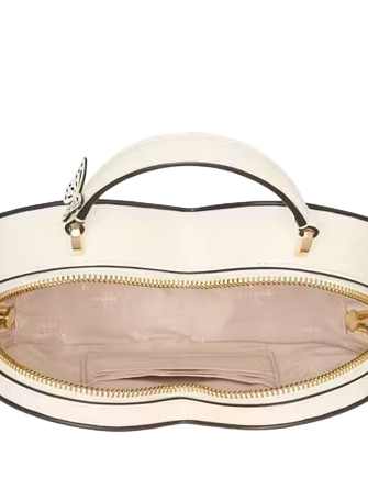 Kate Spade New York Love Shack Perforated Heart Crossbody Meringue