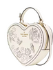 Kate Spade New York Love Shack Perforated Heart Crossbody Meringue