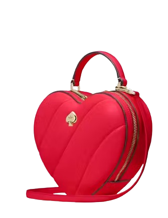 Kate Spade New York Love Shack Quilted 3D Heart Crossbody