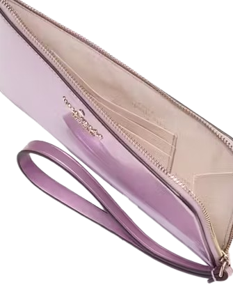 Kate Spade New York Lucy Medium L-Zip Wristlet Quartz Pink