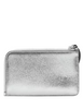 Kate Spade New York Lucy Metallic Small L-zip Wristlet Silver