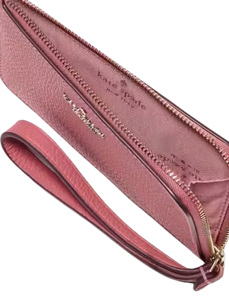 Kate Spade New York Lucy Small Card Holder Wristlet Pomegranate