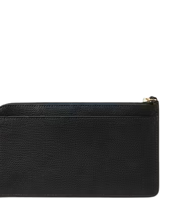 Kate Spade New York Lucy Spade Flower Embroidered Medium L-zip Wristlet Black