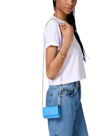 Kate Spade New York Madison Card Case Crossbody Tide Pool