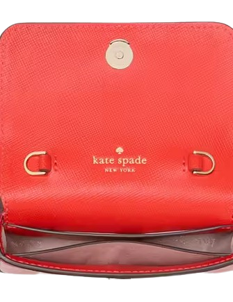 Kate Spade New York Madison Card Case Crossbody Tomato Slice