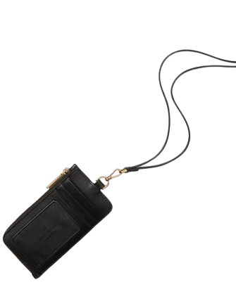 Kate Spade New York Madison Card Case Lanyard Black