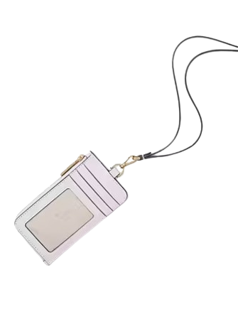 Kate Spade New York Madison Card Case Lanyard Pale Amethyst