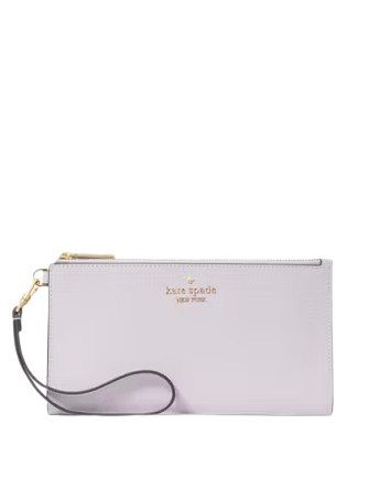 Kate Spade New York Madison Double Zip Wristlet Pastel Lavender