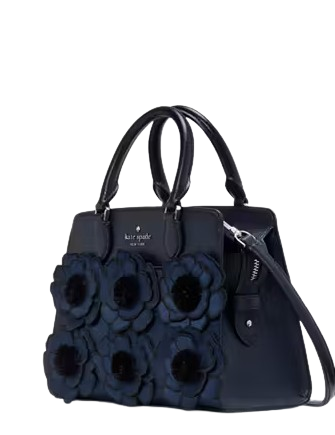 Kate Spade New York Madison Embroidered Floral Small Satchel Blue