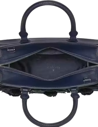 Kate Spade New York Madison Embroidered Floral Small Satchel Blue