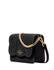 Kate Spade New York Madison Floral Applique Willow Mini Crossbody Black