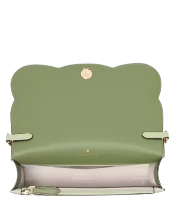 Kate Spade New York Madison Floral Applique Willow Mini Crossbody Sage Bundle