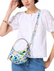 Kate Spade New York Madison Floral Crescent Shoulder Bag Cream