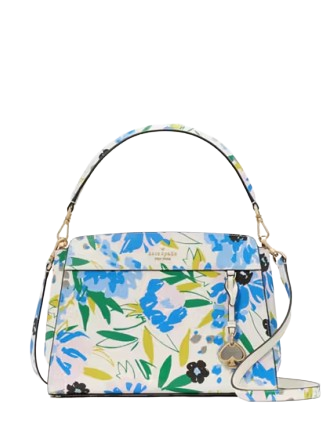 Kate Spade New York Madison Floral Medium Top Handle Satchel Cream Multi