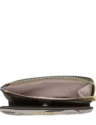 Kate Spade New York Madison Floral Small L Zip Wallet  Meringue