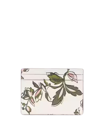 Kate Spade New York Madison Floral Small Slim Card Holder  Meringue
