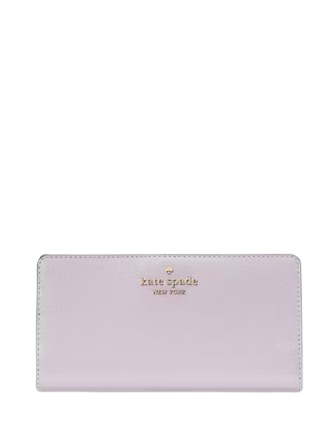 Kate Spade Outlet Madison Large Slim Bifold Wallet Pastel Lavender