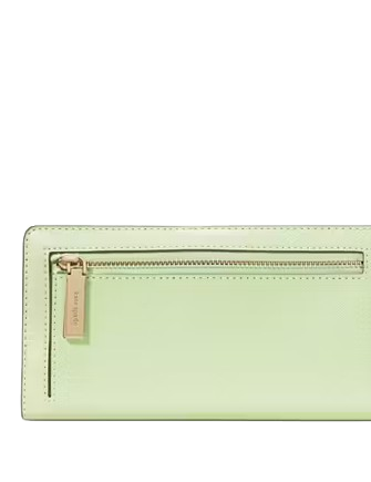 Kate Spade New York Madison Large Slim Wallet Matcha Latte