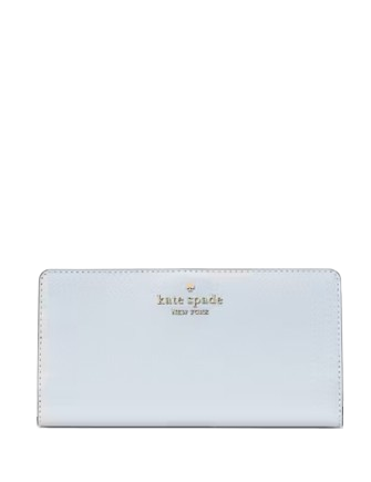 Kate Spade New York Madison Large Slim Wallet Watercolor Blue