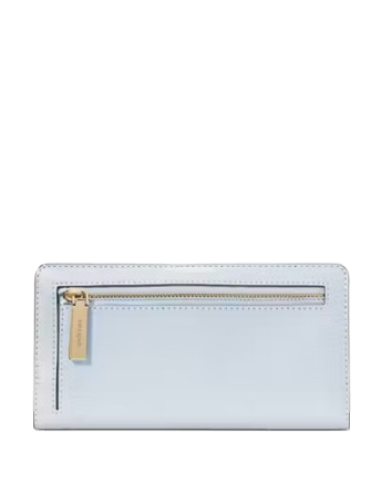 Kate Spade New York Madison Large Slim Wallet Watercolor Blue