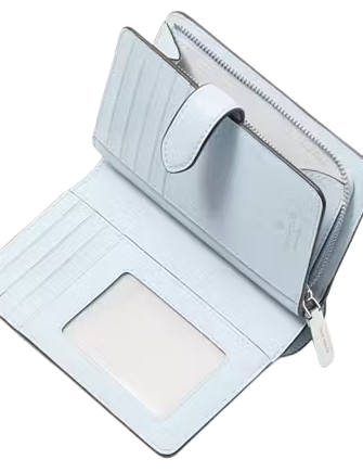 Kate Spade New York Madison Medium Bifold Wallet Watercolor Blue