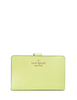 Kate Spade New York Madison Medium Compact Bifold Wallet Lime Slushy