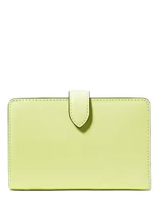 Kate Spade New York Madison Medium Compact Bifold Wallet Lime Slushy