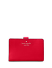 Kate Spade New York Madison Medium Compact Bifold Wallet Ruby Red