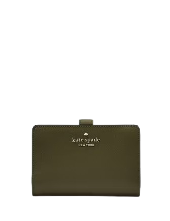 Kate Spade New York Madison Medium Compact Bifold Wallet Seaweed