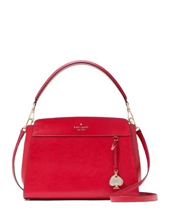 Kate Spade New York Madison Medium Top Handle Satchel Ruby Red