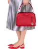 Kate Spade New York Madison Medium Top Handle Satchel Ruby Red