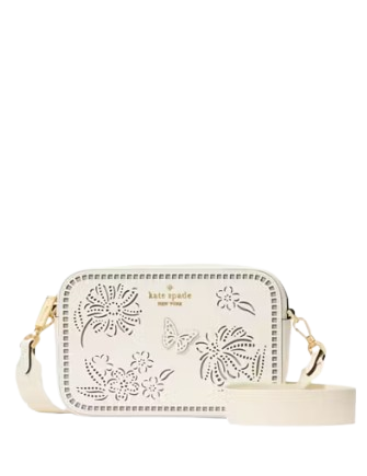 Kate Spade New York Madison Perforated Camera Bag Meringue