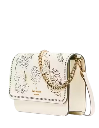 Kate Spade New York Madison Perforated Willow Convertible Crossbody Meringue