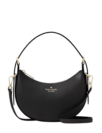 Kate Spade New York Madison Saffiano Leather Crescent Shoulder Bag Black