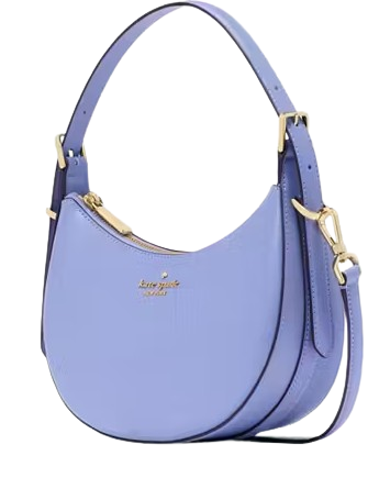 Kate Spade New York Madison Saffiano Leather Crescent Shoulder Bag Frosted Blueberry