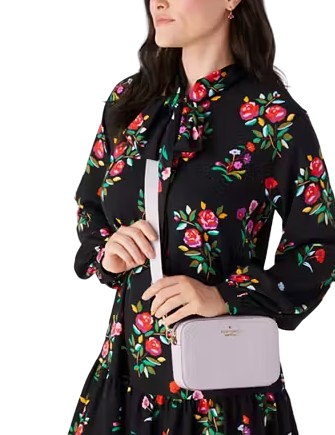 Kate Spade New York Madison Saffiano Leather Mini Camera Bag Pastel Lavender