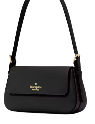 Kate Spade New York Madison Saffiano Leather Small Flap Shoulder Bag Black