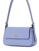 Kate Spade New York Madison Saffiano Leather Small Flap Shoulder Bag Frosted Blueberry