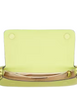 Kate Spade New York Madison Saffiano Leather Small Flap Shoulder Bag Lime Slushy